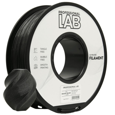 Professional Lab FG-P175-E1, 3D filament, PLA, 1,75mm, 1000g, Čierny (Galaxy black)