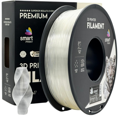 Smart Print FG-S68-E1, 3D filament, PLA, 1,75mm, 1000g, Priesvitný (Transparent)