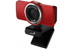 Genius ECam 8000 Full HD Webkamera, červená