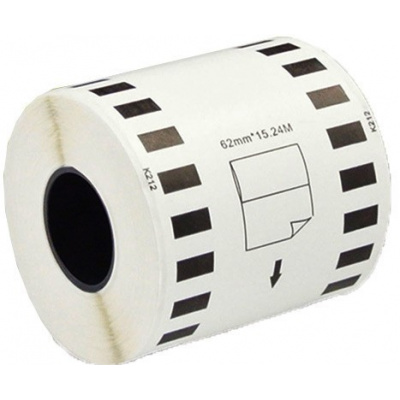 Brother DK-22212, 62mm x 15,24m, biela, kompatibilná filmová role