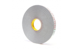 3M VHB 4936-P, 6 mm x 33 m, svetlosivá obojstranná veľmi silná lepiaca akrylová páska, hrúbka 0,64 mm