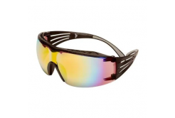 3M SecureFit SF416XAS-BLK Ochranné okuliare, oranžové zrkadlové
