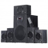 Genius reproduktory SW-HF 5.1 4500 v2 31730015400, 5.1, 125W, černé, dálkové ovládání, domácí kino, 3,5 mm jack, 40Hz~20kHz