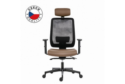 Powerton ERGO LUCIE Kancelářské ergonomické křeslo, Béžové