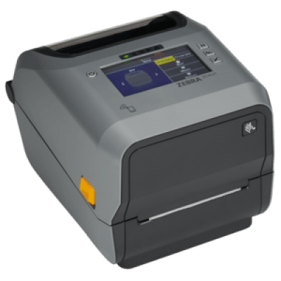 Zebra ZD621t, 12 dots/mm (300 dpi), disp. (colour), RTC, USB, USB Host, RS232, BT, Ethernet, Wi-Fi, kit (USB), grey