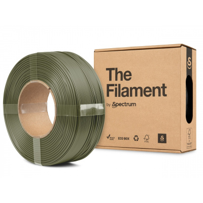 "The Filament" by Spectrum TF-24159, ReFill, PLA Matte, 1,75mm, 1000g, zelený (Camo green)