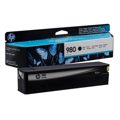 HP originálna cartridge D8J10A, HP 980, black, HP HP OfficeJet Enterprise X585, X555