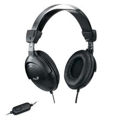 Genius HS-M505X 31710058101, sluchátka s mikrofonem, černá, 3.5 mm jack