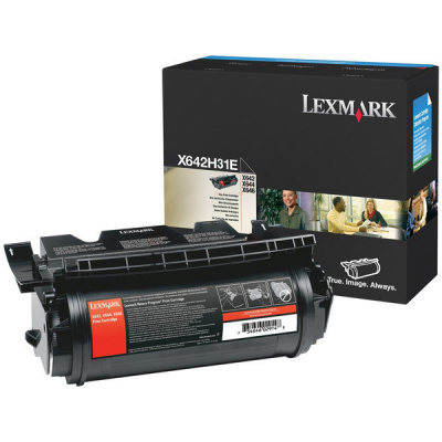 Lexmark X642H31E čierny (black) originálny toner
