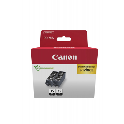 Canon PGI-35BK 1509B029 čierna (black) sada originálne cartridge, 2ks