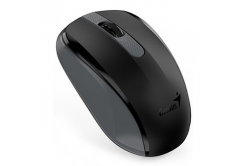 Genius Myš NX-8008S 31030028400, 1200DPI, 2.4 [GHz], optická, 3tl., bezdrátová USB, černá-šedá, 1 ks AA