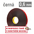 3M VHB™ 5925-F, tl. 0,6 mm; černá oboustranně silně lepicí akrylová páska 25 mm x 33 m
