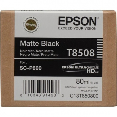 Epson T8508 C13T85080N matná čierna (matte black) originálna cartridge