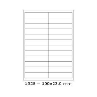 Samolepiace etikety 70 x 74,2 mm, 12 etikiet, A4, 100 listov