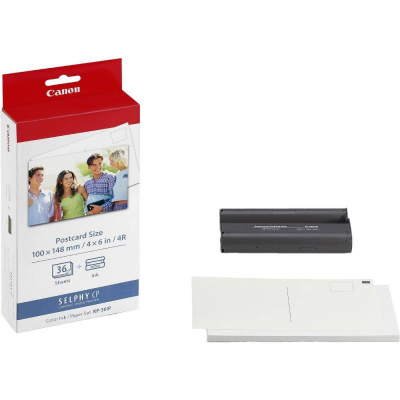 Canon KP-36IP 7737A001, fotografický papier, 36ks, 10x15cm, biele