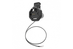 RAM Mounts GDS Uni-Conn Powered Snap-In Dock - 2-Hole AMPS Pattern - RJ45 Connector - PoE to PD Charging Modul - Screw Set