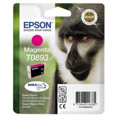 Epson T08934011 purpurová (magenta) originálna cartridge