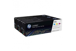 HP 131A U0SL1AM, azúrová/purpurová/žltá (cyan/magenta/yellow) originálny toner