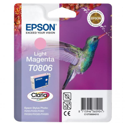 Epson originálna cartridge C13T08064011, light magenta, Epson Stylus Photo PX700W, 800FW, R265, 285, 360, RX560