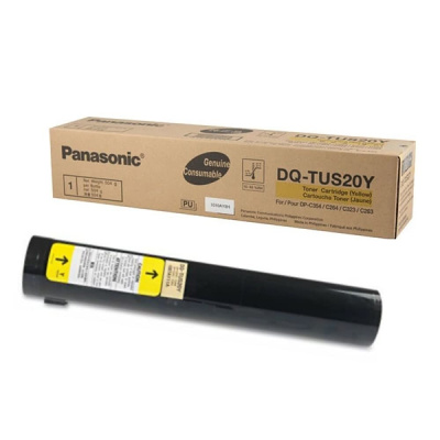 Panasonic originálny toner DQ-TUS20Y, yellow, 20000 str., Panasonic DP-C264, DP-C322