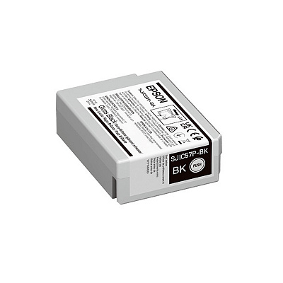Epson SJIC57P-BK C13T58J140 pre ColorWorks, čierna (black) originálna cartridge
