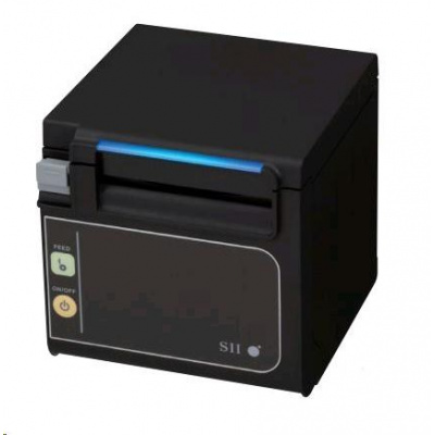 Seiko pokladní tiskárna RP-E11, řezačka, Přední výstup, Ethernet, čierna