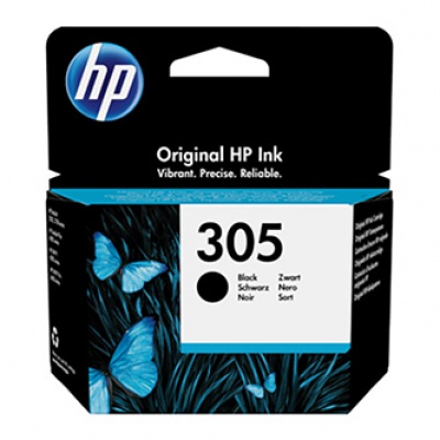 HP originální ink 3YM61AE, HP 305, black, HP