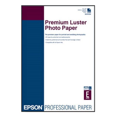 Epson Premium Luster Photo Paper, foto papír, lesklý, bílý, A3+, 235 g/m2, 100 ks, C13S041785,