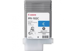 Canon PFI-102C, 0896B001 azúrová (cyan) originálna cartridge