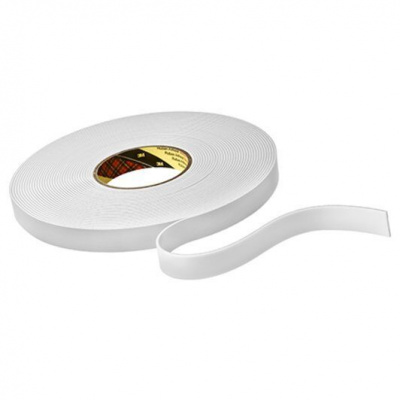 3M 9515W Montážna penová obojstranná páska, biela, 12 mm x 3 m