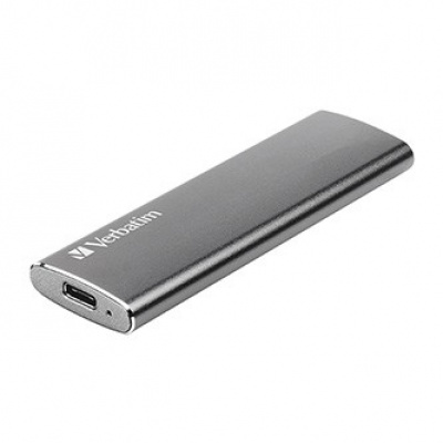 Verbatim 47444 Vx500, SSD externý disk, 480GB, 2.5", USB-C, strieborný