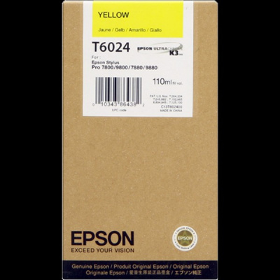 Epson T602400 žltá (yellow) originálna cartridge