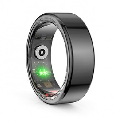 Powerton SMART RING inteligentný prsteň veľkosť 8, čierný