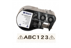 Brady M4C-1000-595-CL-BK / 170838, 25.40 mm x 6.10 m, Vinyl, čierna tlač / priehľadný podklad