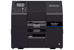 Epson ColorWorks D6000 (Pe) C31CL90202 farebná tlačiareň štítkov, peeler, disp., USB, Ethernet, black