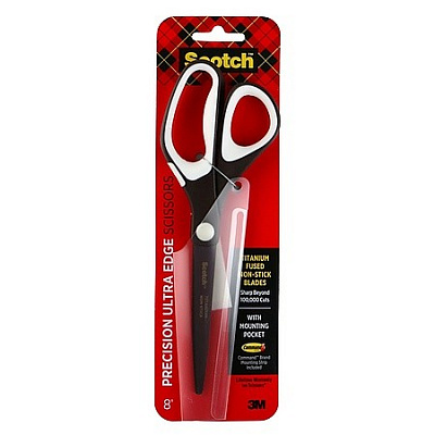 Nepřilnavé titanové nůžky 3M Scotch Precision Ultra Edge, délka 20 cm