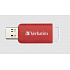 VERBATIM Flash Disk 16GB DataBar USB 2.0 Drive, červená