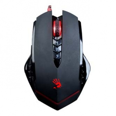 A4Tech Myš Bloody V8A V8MA, 3200DPI, optická, 7tl., drátová USB, černá, herní, CORE 3, paměť 160kB