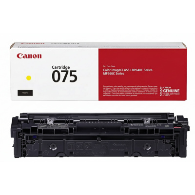 Canon 075 Y 6362C002 žltý (yellow) originálny toner