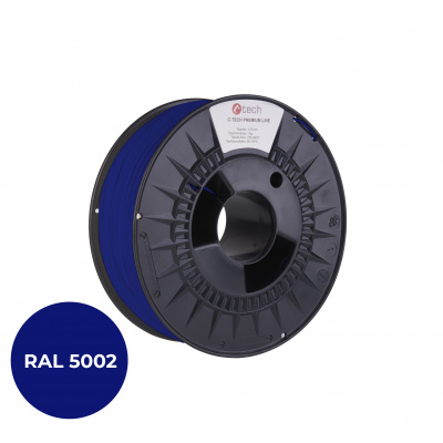 C-Tech 3DF-P-PLA1.75-5002 3D filament, PREMIUM LINE, PLA, RAL5002, 1,75mm, 1000g, Ultramarínový (Purple)