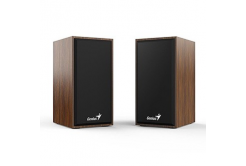 Genius reproduktory SP-HF180 31730029400, 2.0, 6W, hnědé, regulace hlasitosti, dřevěné, 150Hz-20kHz
