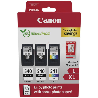 Canon PG-540L 2x + CL-541XL 5224B015 farebná (CMYK) multipack originálne cartridge