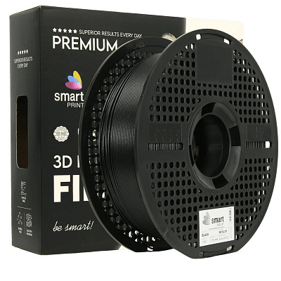 Smart Print FG-S208-E1, 3D filament, PETG + CF, 1,75mm, 1000g, Čierny (Black)
