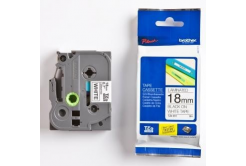 Brother TZ-241 / TZe-241, 18mm x 8m, čierna tlač / biely podklad, originálna páska