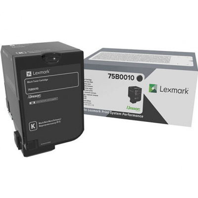 Lexmark 75B0010, black, 13000 str., high capacity, CS727de,CS728de,CX727de originálny toner