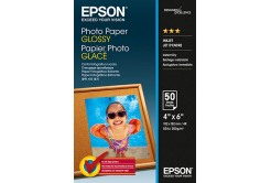 Epson Premium Glossy Photo Paper, foto papír, lesklý, bílý, 10x15cm, 200 g/m2, 50 ks, C13S042547, inkoustový