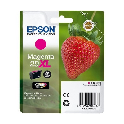 Epson T29934012, T29XL purpurová (magenta) originálna cartridge