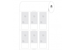 Brady BPT-511-427 / 236987, termálne papierové etikety, 25.40 mm x 63.50 mm