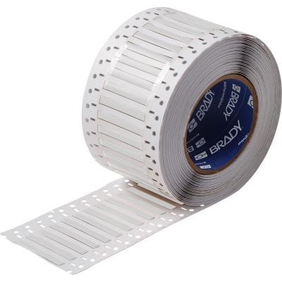 Brady LSZH-125-2-WT / 141212, etikety, THT Low Smoke Halogen Free Permasleeve Wire Marking Sleeves, 50.80 mm x 6.00 mm