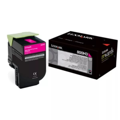 Lexmark 80C0S30 purpurový (magenta) originálny toner